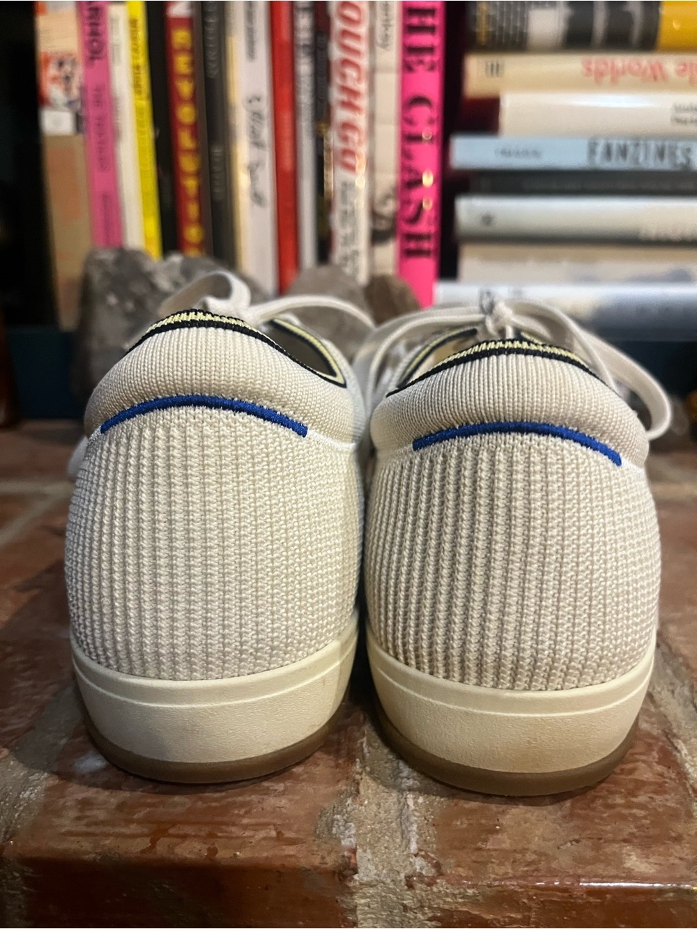 Rothy's Women's White Knit Sneakers - Picture 4 of 7